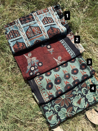 Ajrakh Silk Stoles