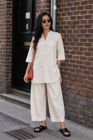 Coffee Coord Set- Ivory
