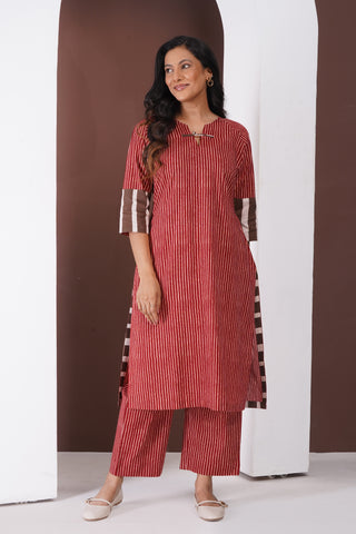 Lama Cotton Silk Kurta Set