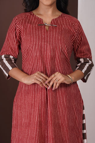Lama Cotton Silk Kurta Set