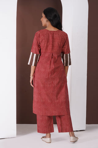 Lama Cotton Silk Kurta Set