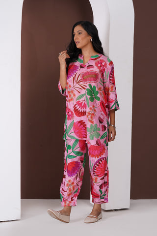 Daisy Short Kurti- Farshi Pants Set