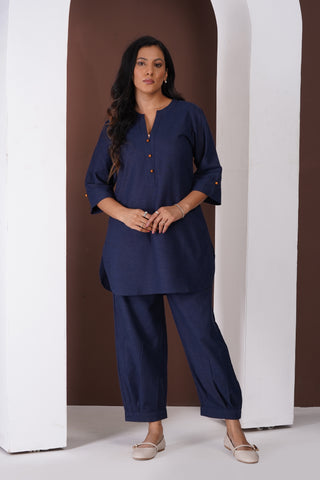 Coffee Coord Set- Navy
