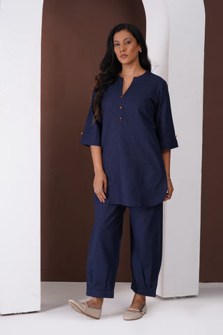 Coffee Coord Set- Navy