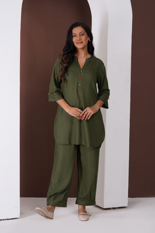 Coffee Coord Set- Olive