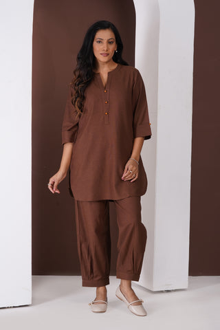 Coffee Coord Set- Brown