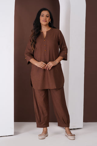 Coffee Coord Set- Brown
