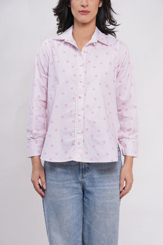 Cherry Blossom Poplin Shirt