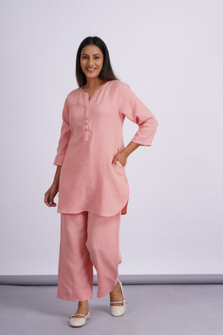 Gauze Relaxi Lounge Set- Peach