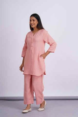 Gauze Relaxi Lounge Set- Peach