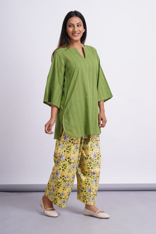 Flora Cotton Farshi Set- Green