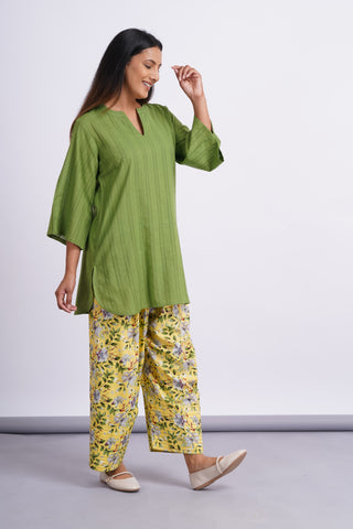 Flora Cotton Farshi Set- Green