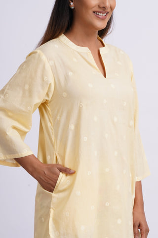 Flora Cotton Farshi Set- Lemon