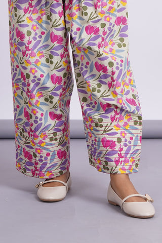 Flora Cotton Farshi Set- Magenta