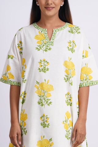 Lemon Linen Blend Feran Set