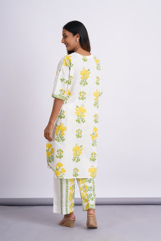 Lemon Linen Blend Feran Set
