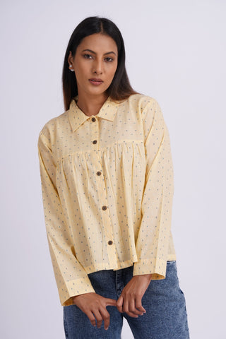 Mul Boota Top- Lemon