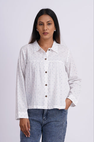 Mul Boota Top- White