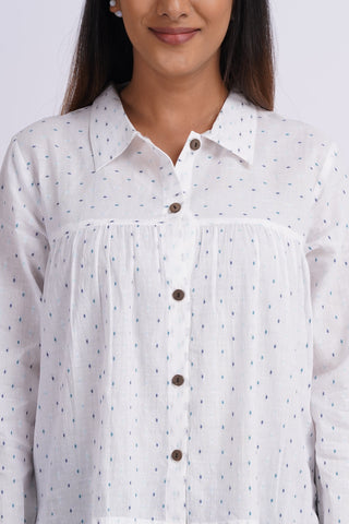 Mul Boota Top- White