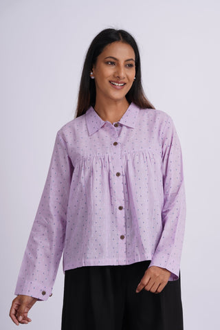 Mul Boota Top- Lilac
