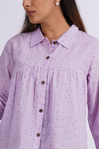 Mul Boota Top- Lilac