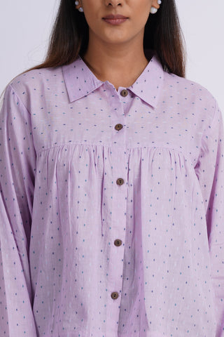 Mul Boota Top- Lilac