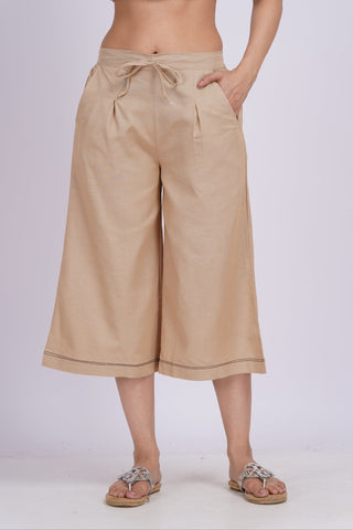 Dhara Culotte Set- Beige