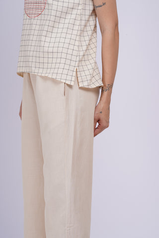 Chitra Linen Set- Ivory