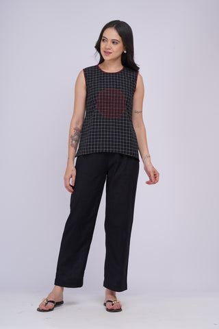 Chitra Linen Set- Black