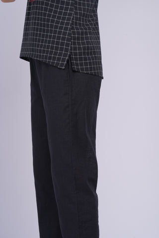 Chitra Linen Set- Black