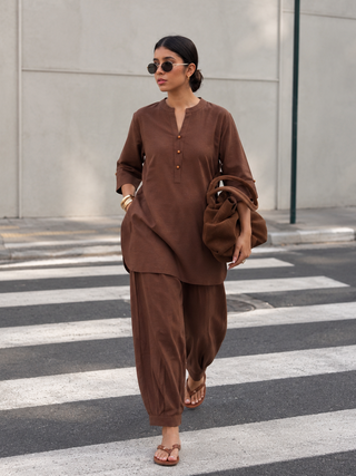 Coffee Coord Set- Brown