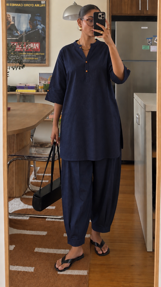 Coffee Coord Set- Navy