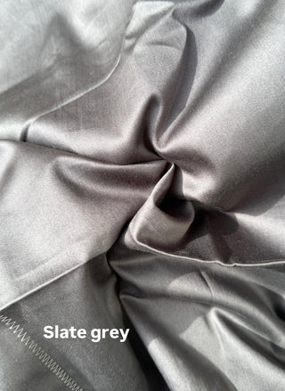 600 TC Solid Bedsheet- Urban Roast