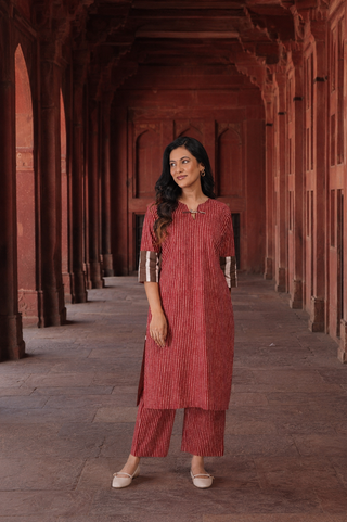 Lama Cotton Silk Kurta Set