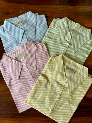 The Everyday Cotton Shirts- Lemon