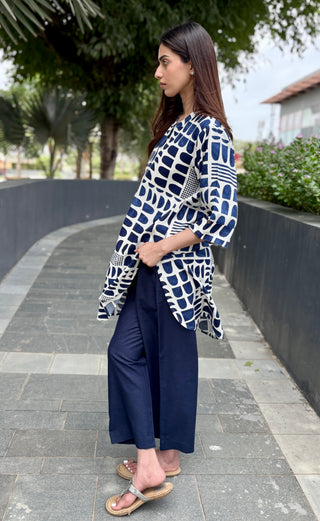 Indigo Pottery Twill- Linen Set