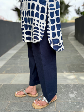 Indigo Pottery Twill- Linen Set