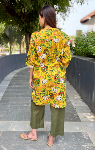 Pineapple Salad Mul- Linen Set
