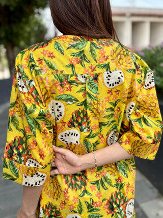 Pineapple Salad Mul- Linen Set
