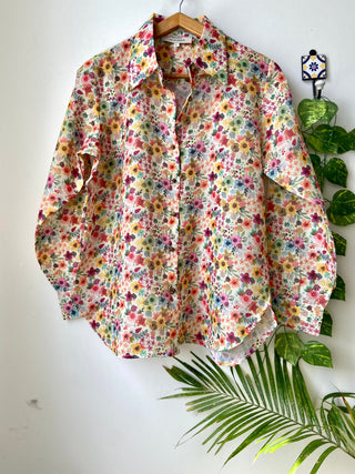 Spring Meadow Linen Shirt 🌸