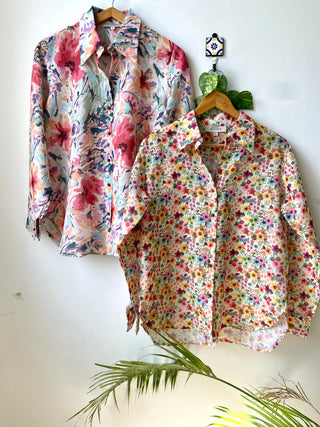 Spring Meadow Linen Shirt 🌸