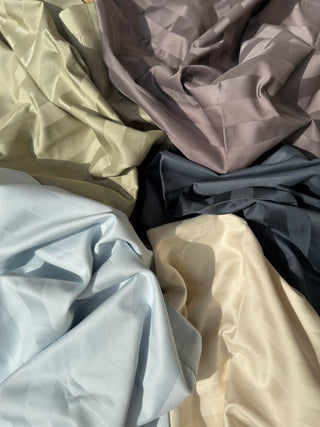 800 TC Striped Bedsheet- Luxe Morning