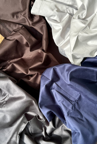 600 TC Solid Bedsheet- Urban Roast