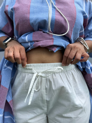 Barkha Kurta Set- Handloom Stripes