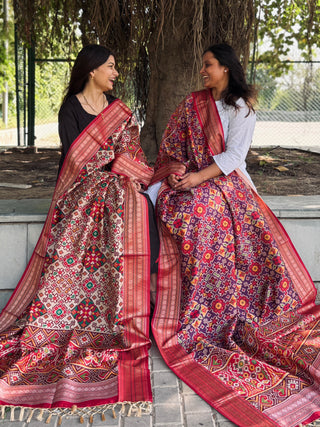 Patola on Gajji Silk Dupatta