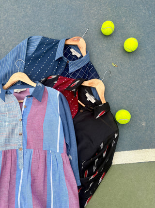 Banjara Handloom Tunic Top- Light Blue