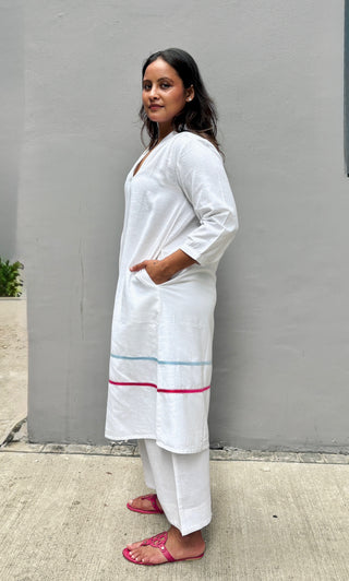 Pakeezah Set- White