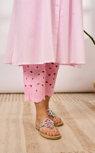 Neelam Kurta Set - Pink