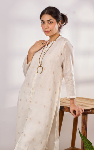 Hans Linen Kurta