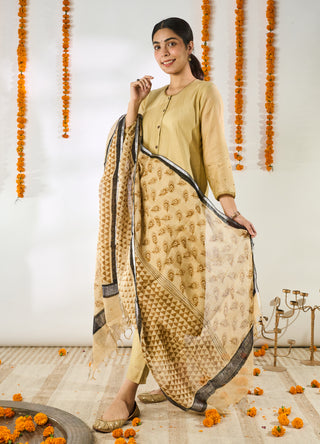 Sahara Chanderi Set- with Dupatta 🏜️